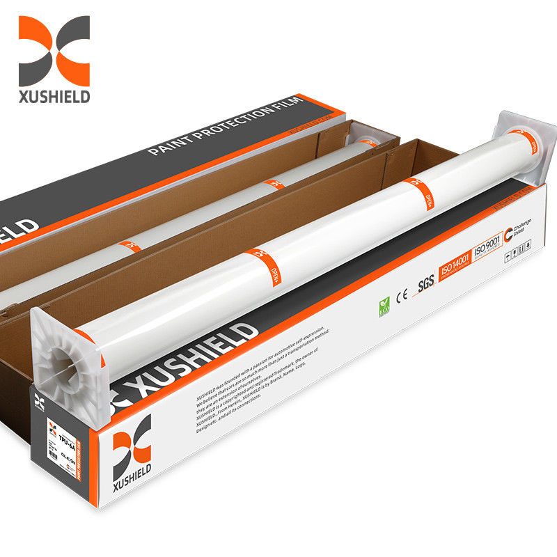 8.5mil उच्च चमकदार हाइड्रोफोबिसिटी उच्च गुणवत्ता विरोधी खरोंच गर्मी मरम्मत स्पष्ट टीपीयू कार पेंट सुरक्षा फिल्म