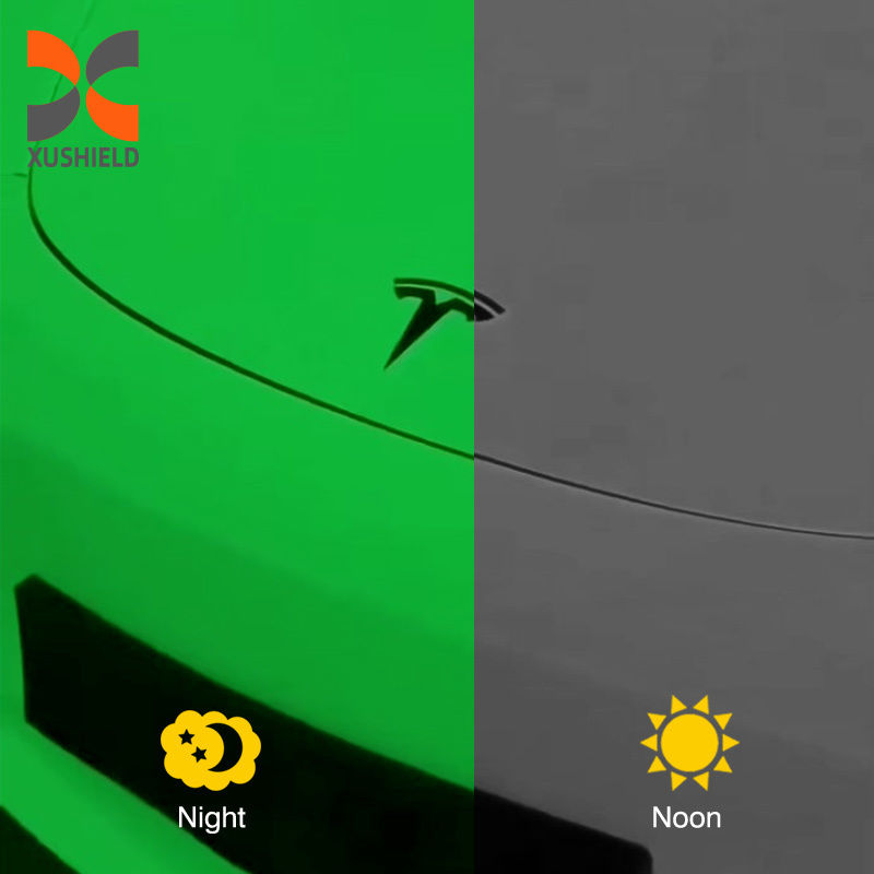 टीपीयू पीपीएफ फ्लोरोसेंस रंग कार पेंट प्रोटेक्टिव फिल्म ऑटो मरम्मत टीपीयू स्व-रोगी चमक पीपीएफ टीपीयू फोटोक्रोमिज्म ल्यूमिनेसेंस